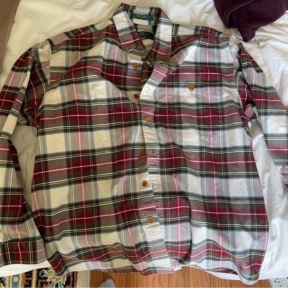 Vintage orvis plaid button down